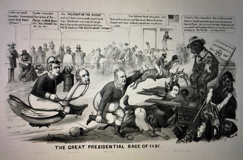 19th century American racist cartoon
